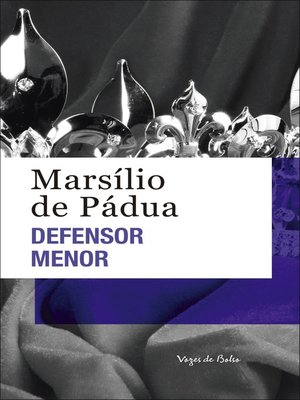 cover image of Defensor menor